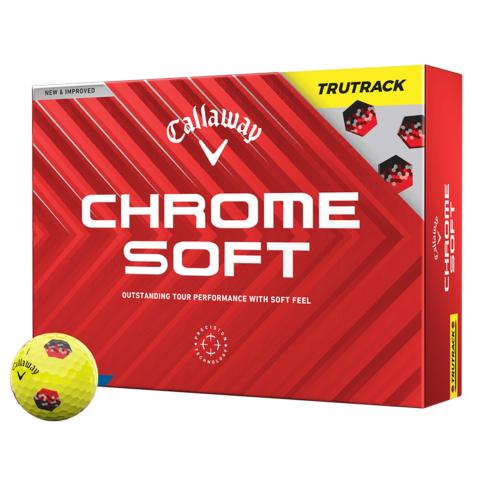 Callaway Chrome Soft Trutrack Golf Balls Yellow