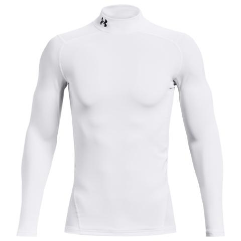 Under Armour Coldgear Armour Compression Mock Base Layer White
