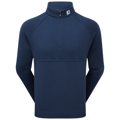 FootJoy Jacquard Thermal Chill Out Zip Neck Sweater