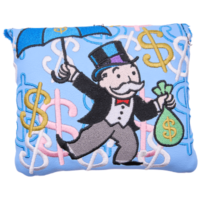 Bettinardi x Monopoly Raining Money Mr. Monopoly Mallet Putter Headcover