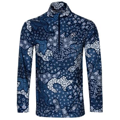PUMA Cloudspun Bloom Zip Neck Golf Sweater