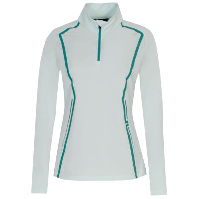 J Lindeberg Ladies Lina Zip Neck Sweater