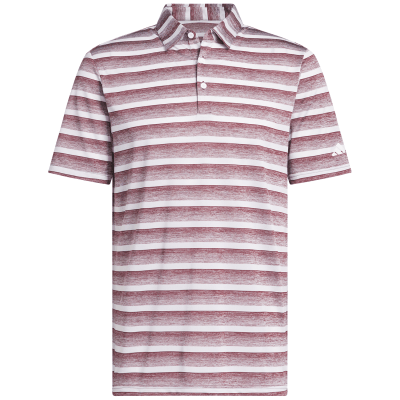 adidas 2 Colour Stripe Golf Polo Shirt
