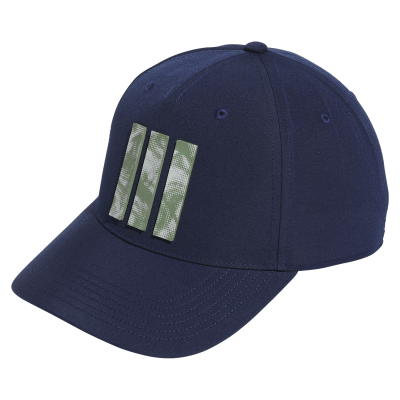 adidas Tour 3 Stripe Print Adjustable Golf Cap