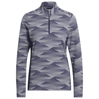 adidas Ultimate Print Ladies Zip Neck Sweater