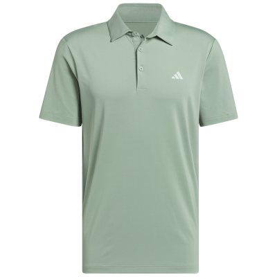adidas Ultimate365 Solid LC Golf Polo Shirt - Silver/Green adidas Ultimate365 Solid LC Golf Polo Shirt - Silver/Green