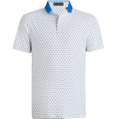 G/FORE Ditsy Floral Tech Pique Golf Polo Shirt