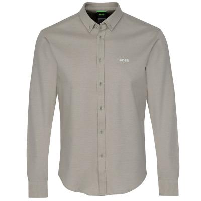 BOSS B Motion Long Sleeve Golf Polo Shirt