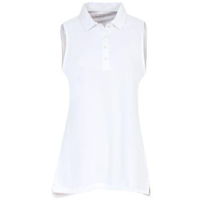 Peter Millar Banded Sport Mesh Sleeveless Ladies Golf Polo Shirt
