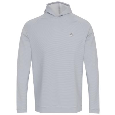 Peter Millar Pine Sugar Stripe Performance Hoodie