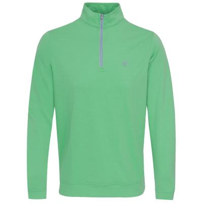 Peter Millar Perth Melange Performance Zip Neck Sweater