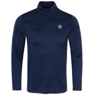 PUMA Pure 2.0 Texture Zip Neck Golf Sweater