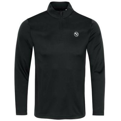 PUMA Pure 2.0 Texture Zip Neck Golf Sweater