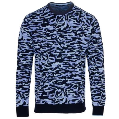 Greyson Stalking Wolf Camo Saratoga Sweater