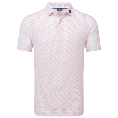 FootJoy Wiggle Print Lisle Golf Polo Shirt