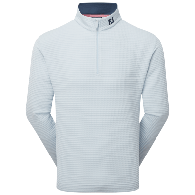 FootJoy Quilt Texture Chill-Out Zip Neck Golf Sweater