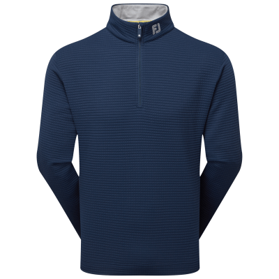FootJoy Quilt Texture Chill-Out Zip Neck Golf Sweater