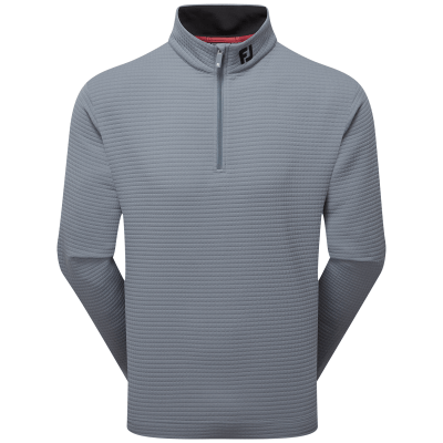 FootJoy Quilt Texture Chill-Out Zip Neck Golf Sweater