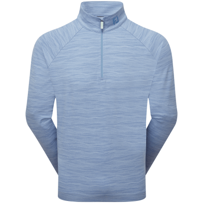 FootJoy Wave Jacquard Chill-Out Zip Neck Golf Sweater