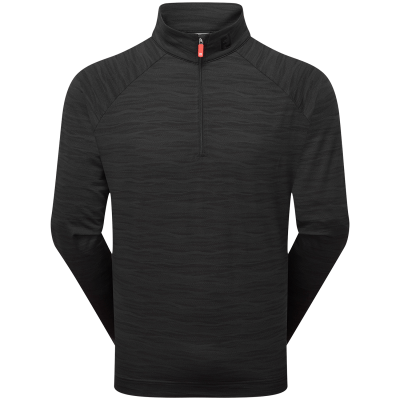 FootJoy Wave Jacquard Chill-Out Zip Neck Golf Sweater