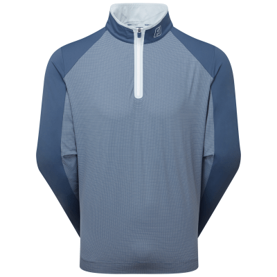 FootJoy TempoSeries Mixed Texture Chill-Out Zip Neck Golf Sweater