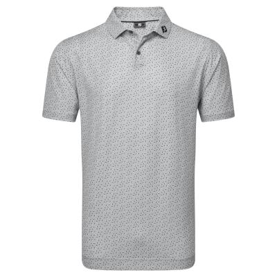 FootJoy Bounce Print Pique Golf Polo Shirt