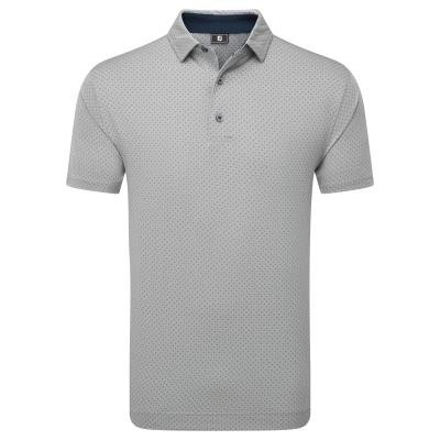 FootJoy Stretch Lisle Dot Print Golf Polo Shirt