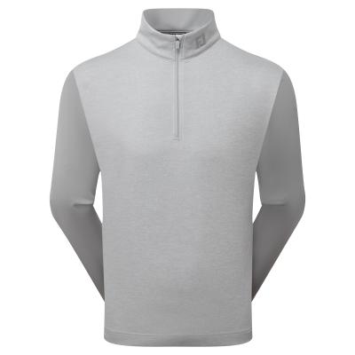 FootJoy Tonal Heather Chill-Out Zip Neck Golf Sweater