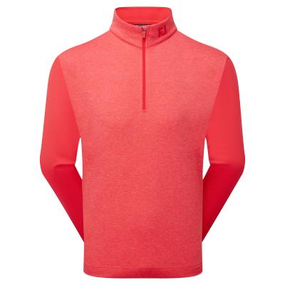 FootJoy Tonal Heather Chill-Out Zip Neck Golf Sweater