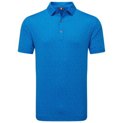 FootJoy Painted Floral Lisle Golf Polo Shirt