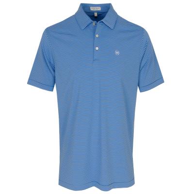 Peter Millar Hales Performance Stripe Jersey Golf Polo Shirt