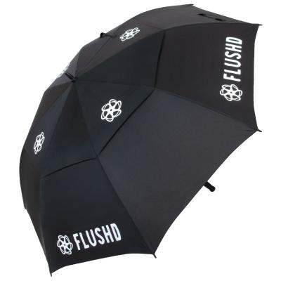 FLUSHD 64 inch Double Canopy Golf Umbrella