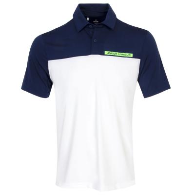 Under Armour Tee To Green Colour Block Polo Shirt