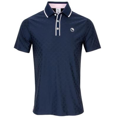 PUMA x Arnold Palmer Tipped Jacquard Golf Polo Shirt