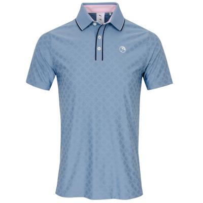 PUMA x Arnold Palmer Tipped Jacquard Golf Polo Shirt