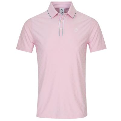 PUMA x Arnold Palmer Tipped Jacquard Golf Polo Shirt