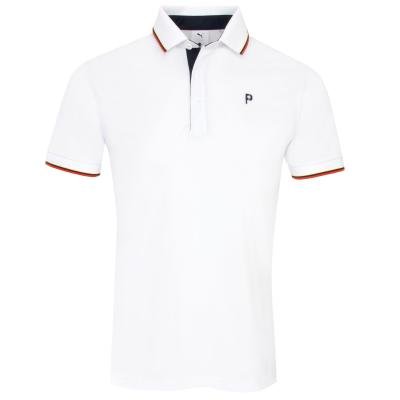 PUMA X PTC Tipped Golf Polo Shirt