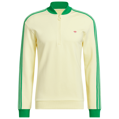 adidas Golf Originals F 3 Stripes Zip Neck Sweater