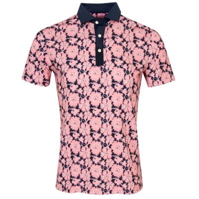 PUMA Pique Flower Fields Golf Polo Shirt