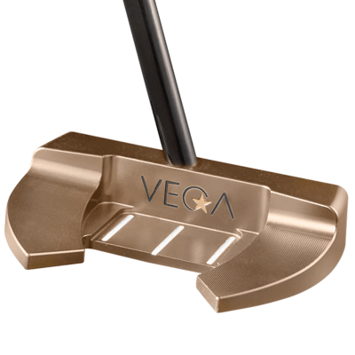 VEGA Merak MM Heel Gold Golf Putter