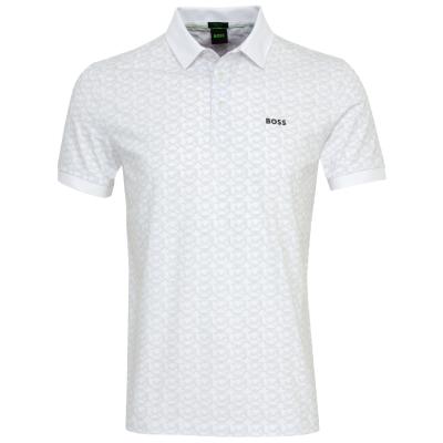 BOSS Paddy Striped C Golf Polo Shirt
