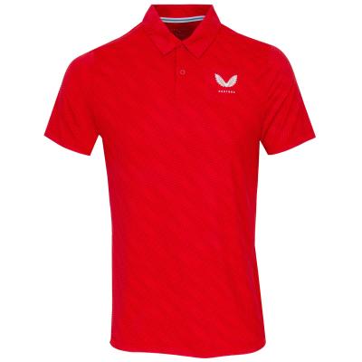 Castore Club Ball Printed Golf Polo Shirt