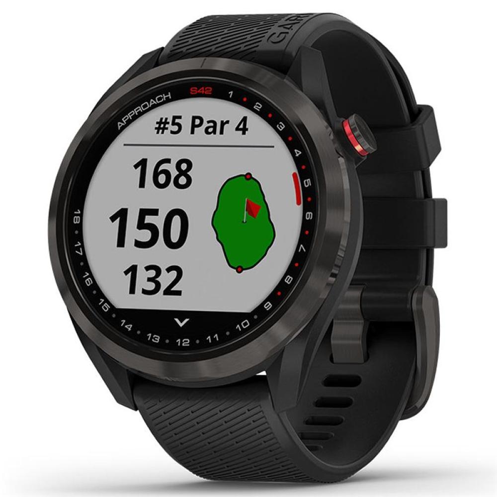 Garmin Approach S42 GPS Golf Watch Gunmetal Black