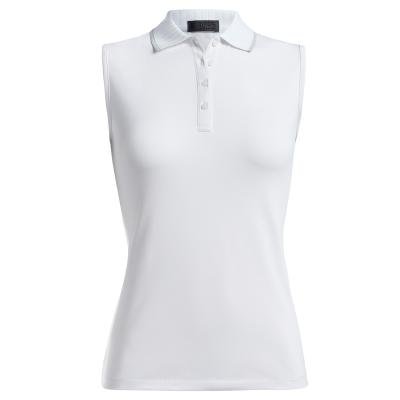 G/FORE Sleeveless Pique Ladies Golf Polo Shirt