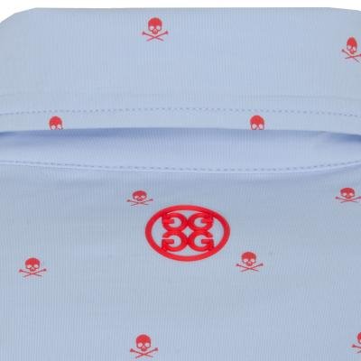 G/FORE RGB Skull & T's Polo Shirt Sky