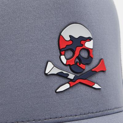 G/FORE Camo Skull & T'S Interlock Knit Tall Trucker Cap Monument