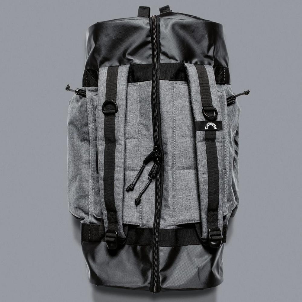 Jones Weekender Duffle Bag Charcoal/Black