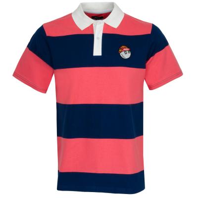 Malbon Wiz Striped Polo Shirt