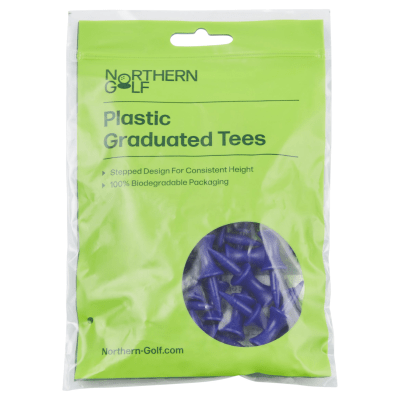 Northern Golf Bamboo Graduated Golf Tees Blue
