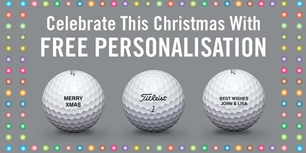Titleist Free Christmas Ball Personalisation Now On!